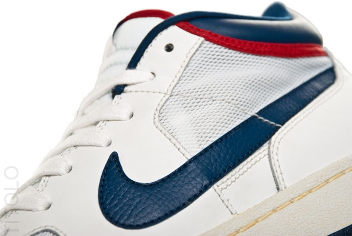 Nike Challenge Court Mid Summit White Light Midnight Navy Gym Red 519106-160 (3)