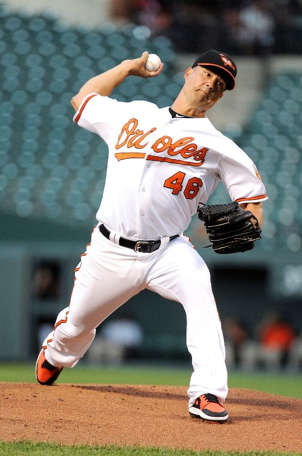 Jeremy Guthrie Air Jordan I PE Cleat Orioles Baltimore