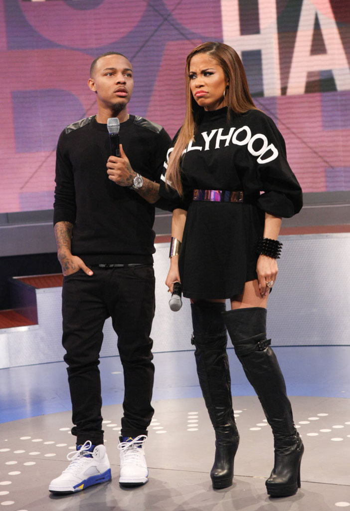 Bow Wow wearing Air Jordan 5 V Retro Laney