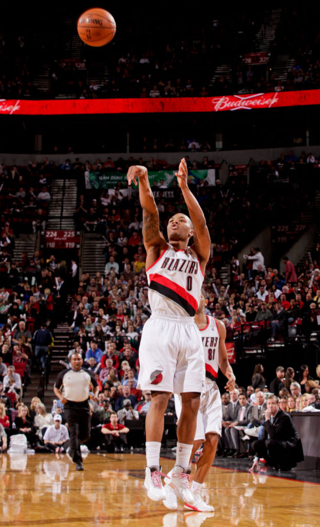 Damian Lillard wearing adidas Rose 3.5 by Scott Boldt (1)