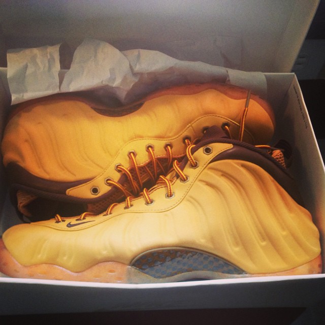 Big KRIT Picks Up Nike Air Foamposite One Wheat