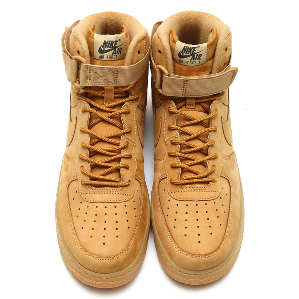 wheat high top air force 1