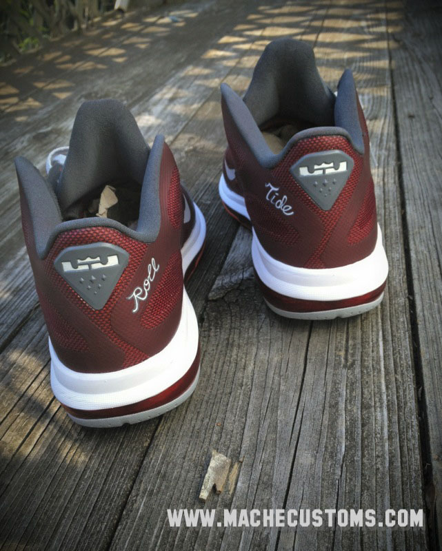 Nike LeBron 9 Low Roll Tide by Mache Custom Kicks (3)