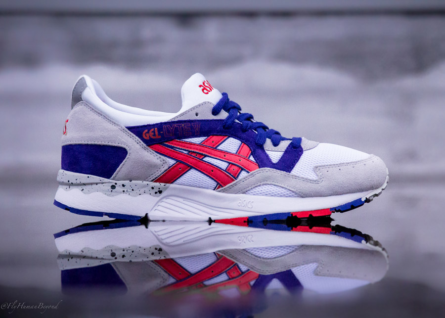 ASICS Gel-Lyte V - White/Red/Purple 