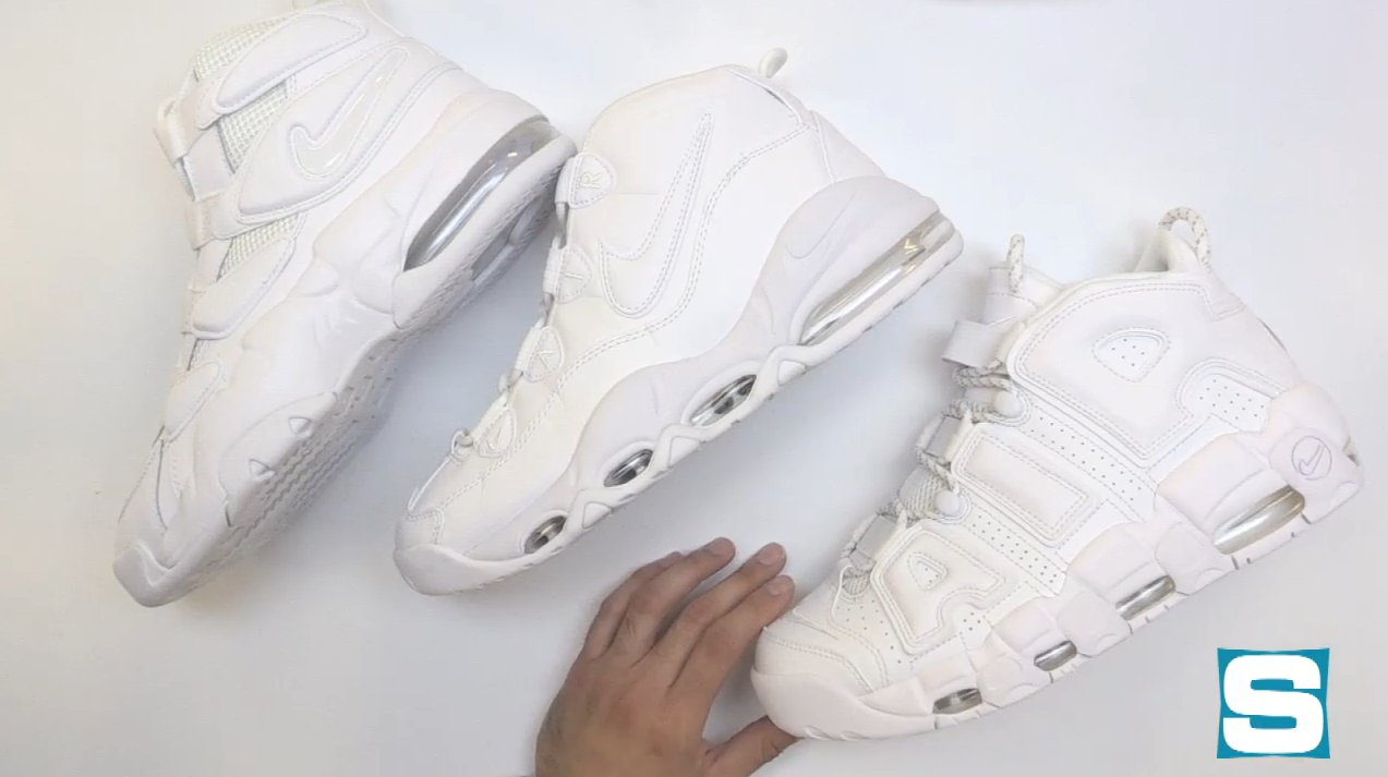 Sindicato sol Skalk Nike Air Max Uptempo Triple White Collection Unboxing | Sole Collector