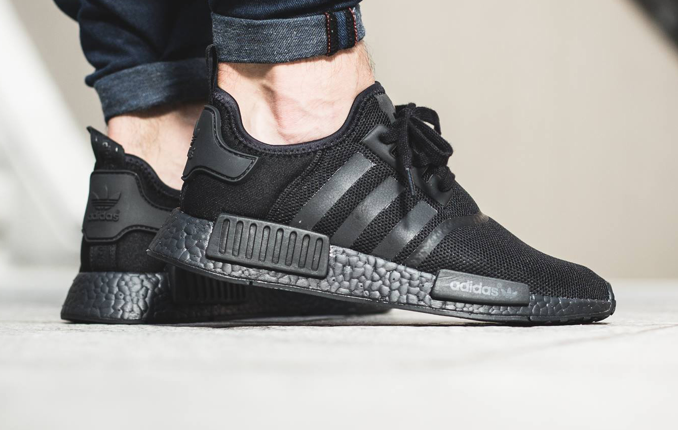 Triple Black Adidas NMD On Feet | Sole Collector