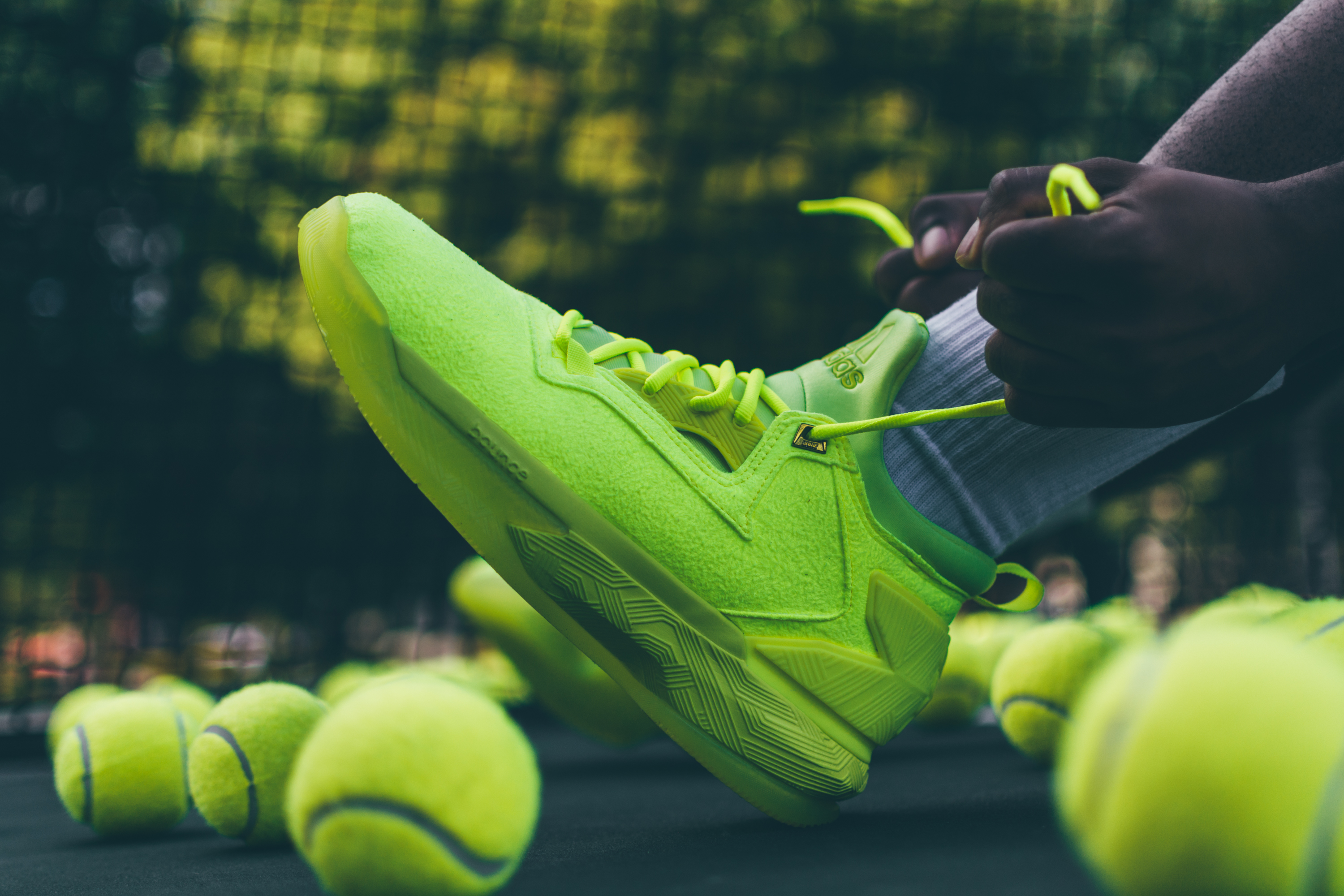 adidas dame 5 neon green