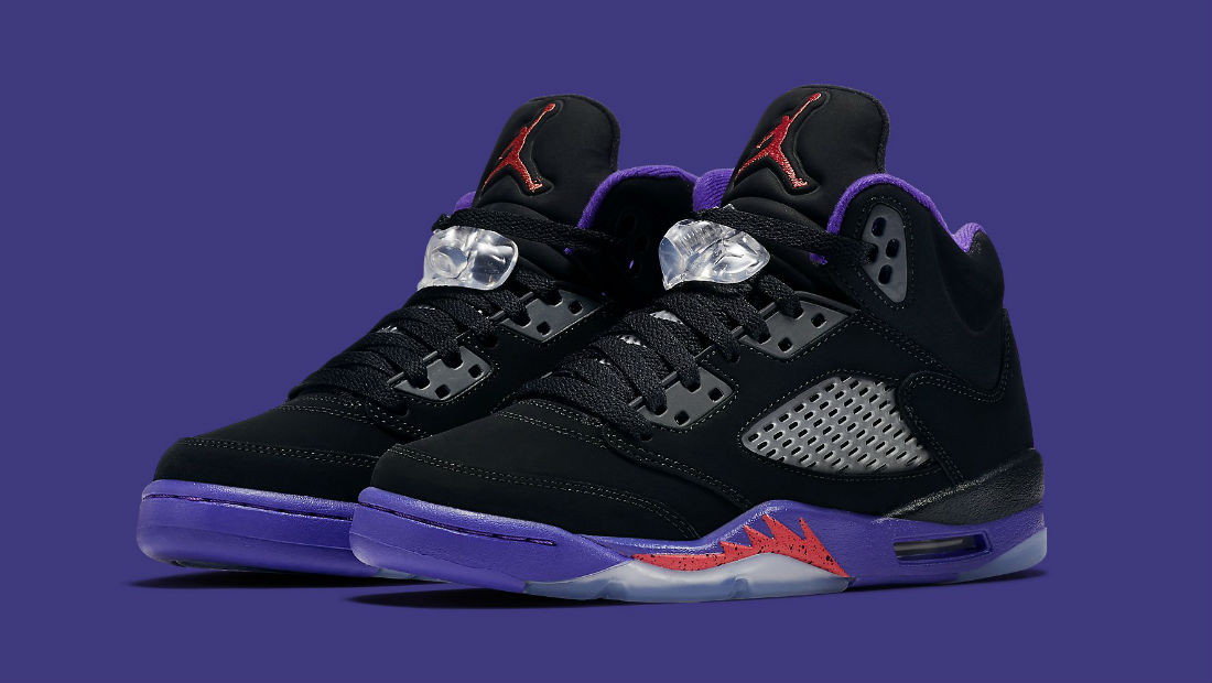 jordan 5 black and purple