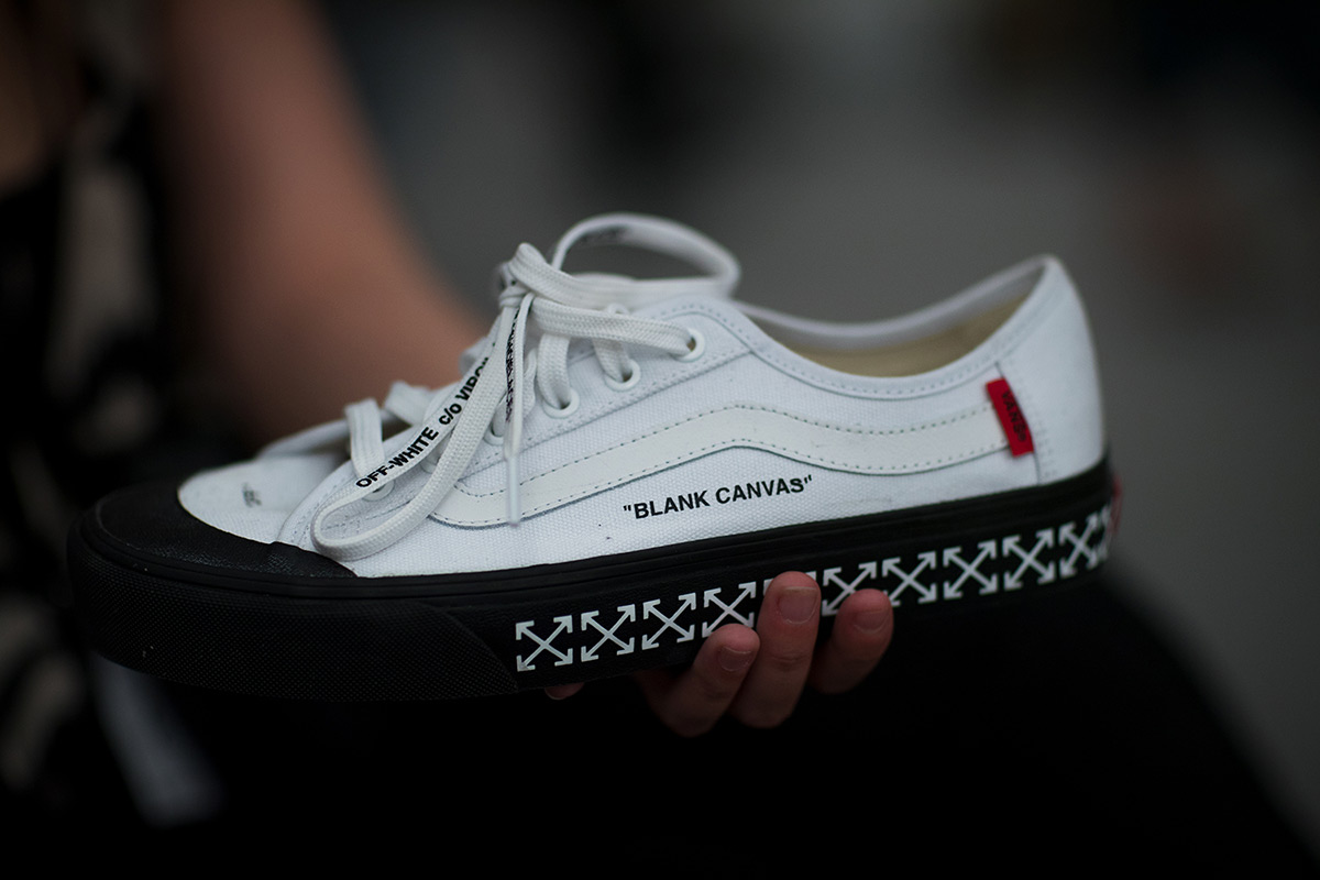 vans white off