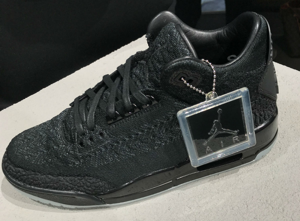 air jordan 3 retro flyknit black