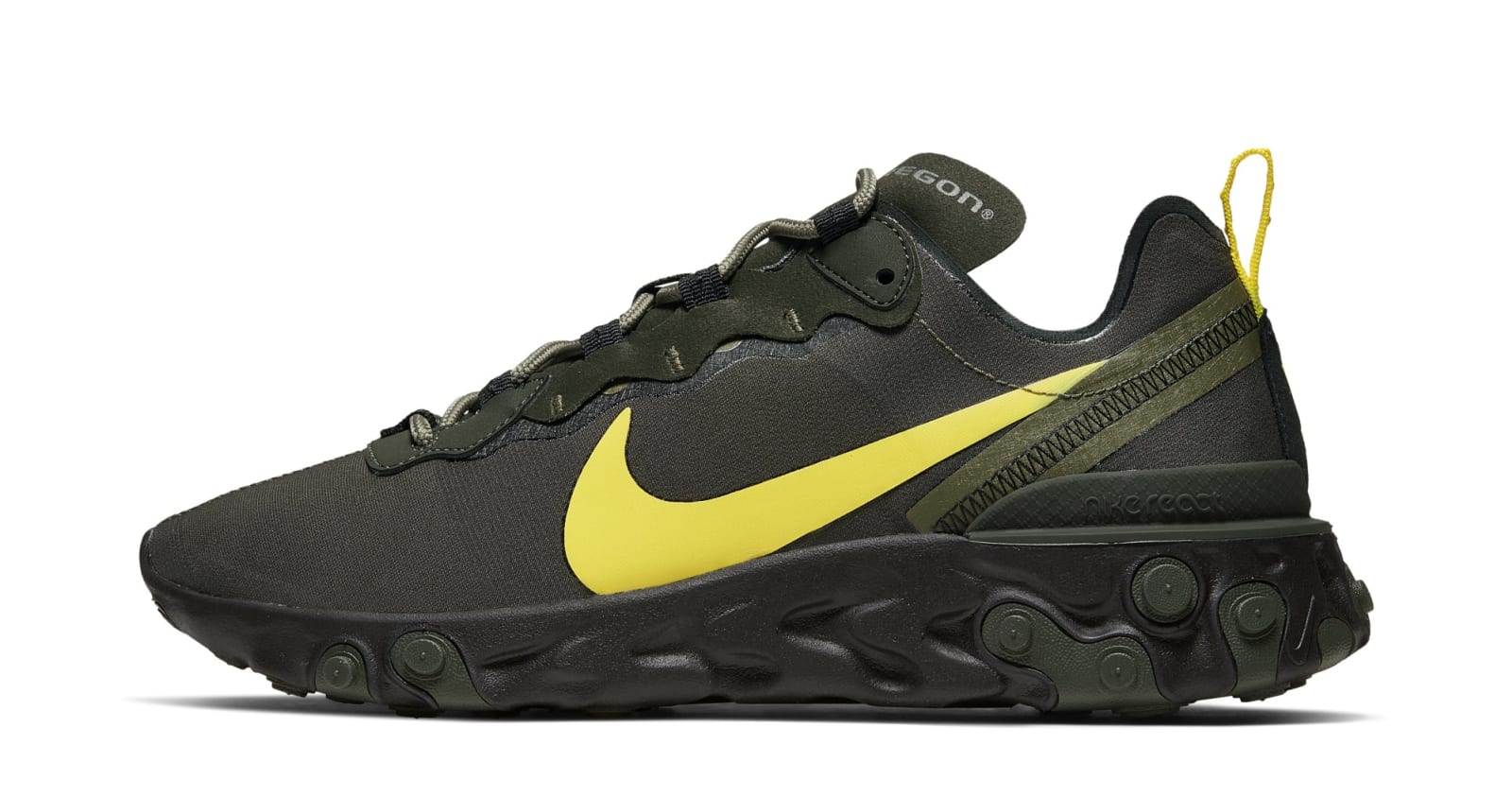 Michigan Wolverines Nike React Element 55 Shoes - Blue