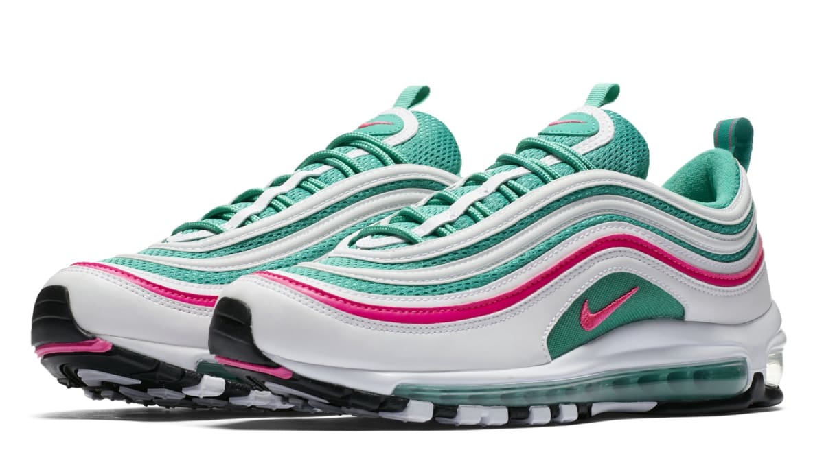 nike air max 97 pink white yellow green candy