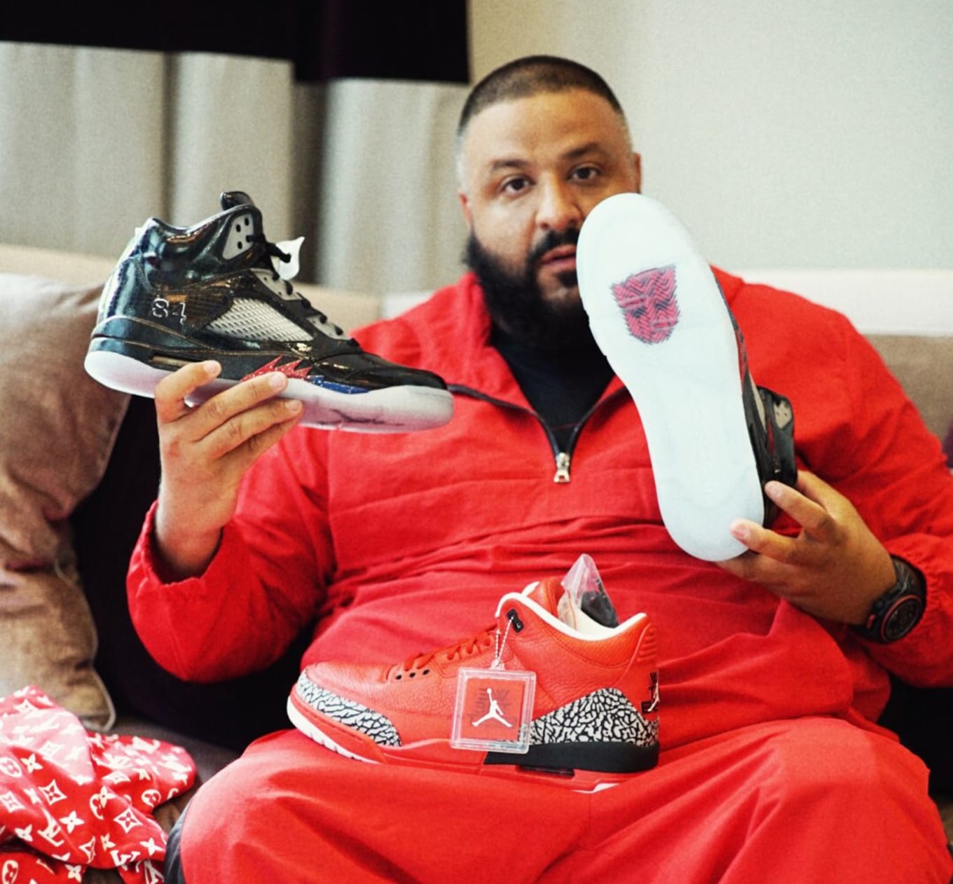 Khaled Mark Wahlberg Transformers Air Jordan | Sole Collector