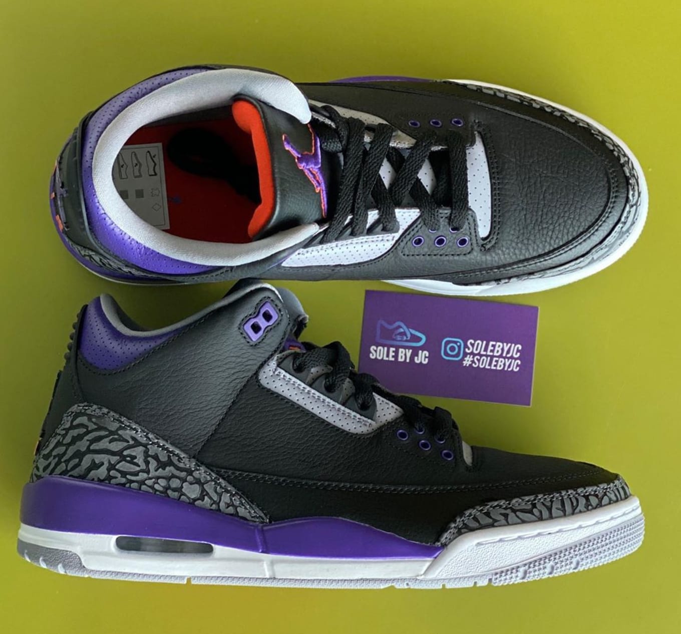 Air Jordan 3 Retro Court Purple Release Date Ct8532 050 Sole Collector