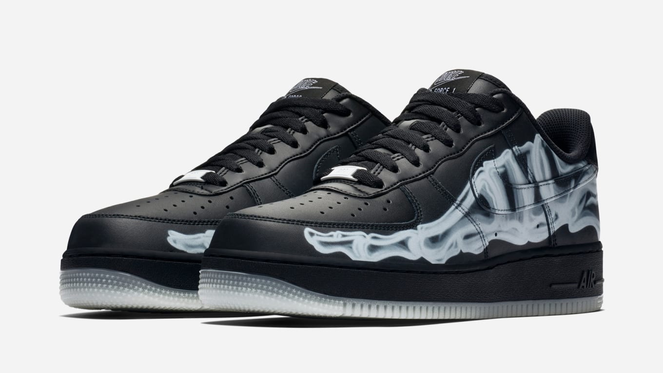 Nike Air Force 1 Low Black 'Skeleton' Release Date | Sole Nike Air Force 1 Low Black 'Skeleton' Release Date | Sole