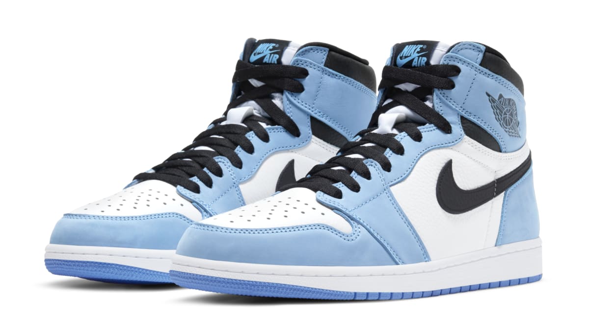new air jordans blue and white