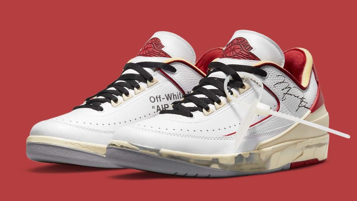 air jordan off white red