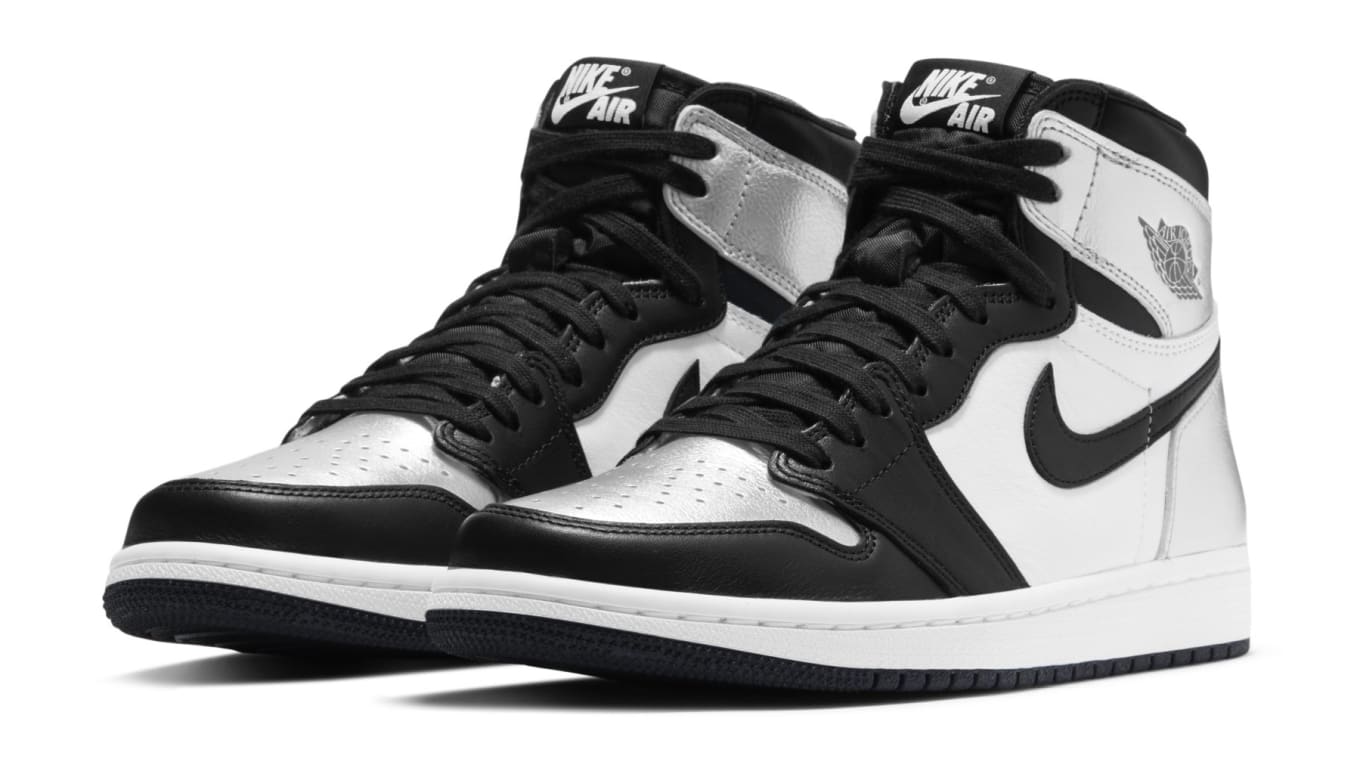 Air Jordan 1 High Women's 'Silver Toe