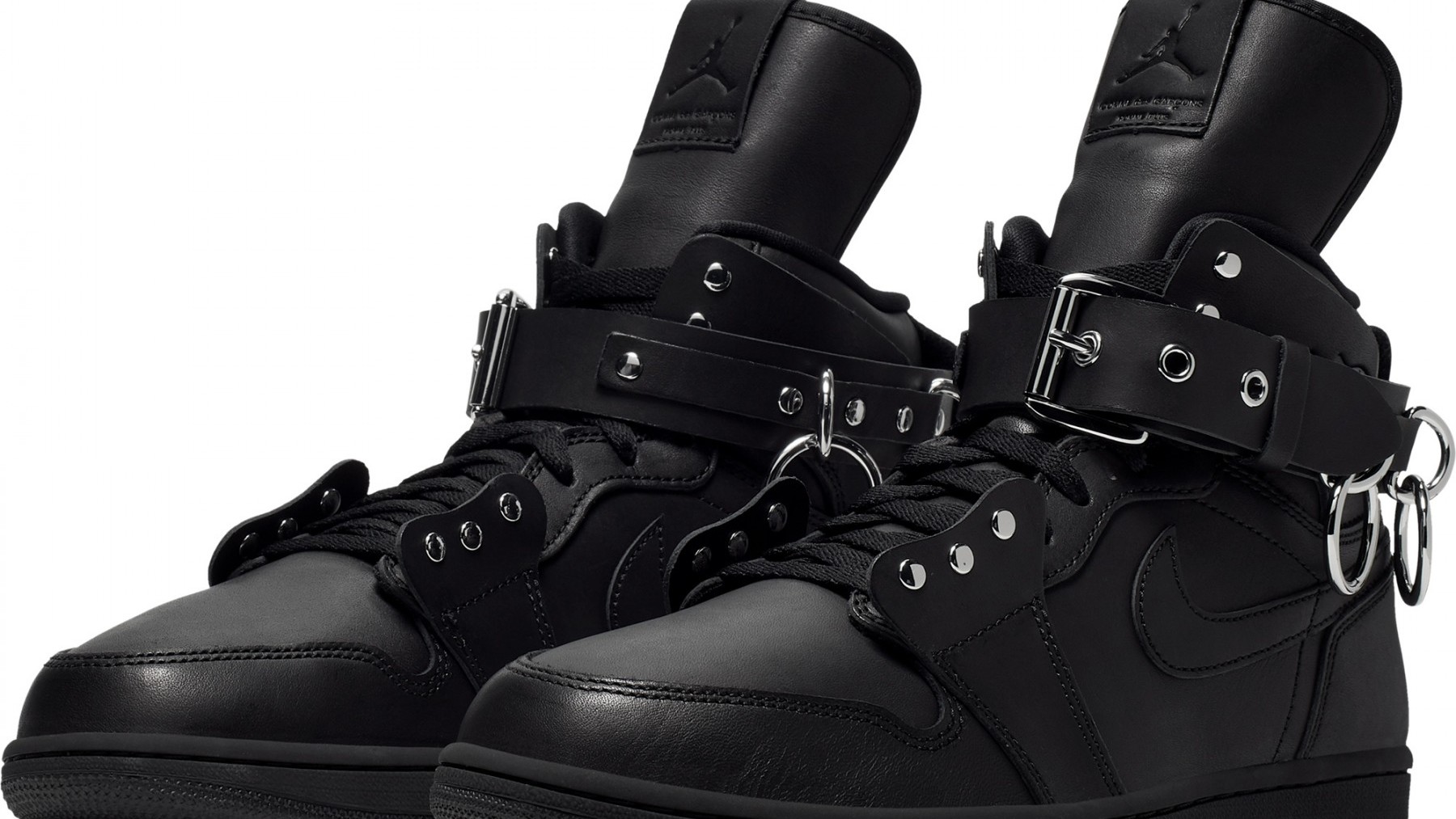 comme de garcons black high top
