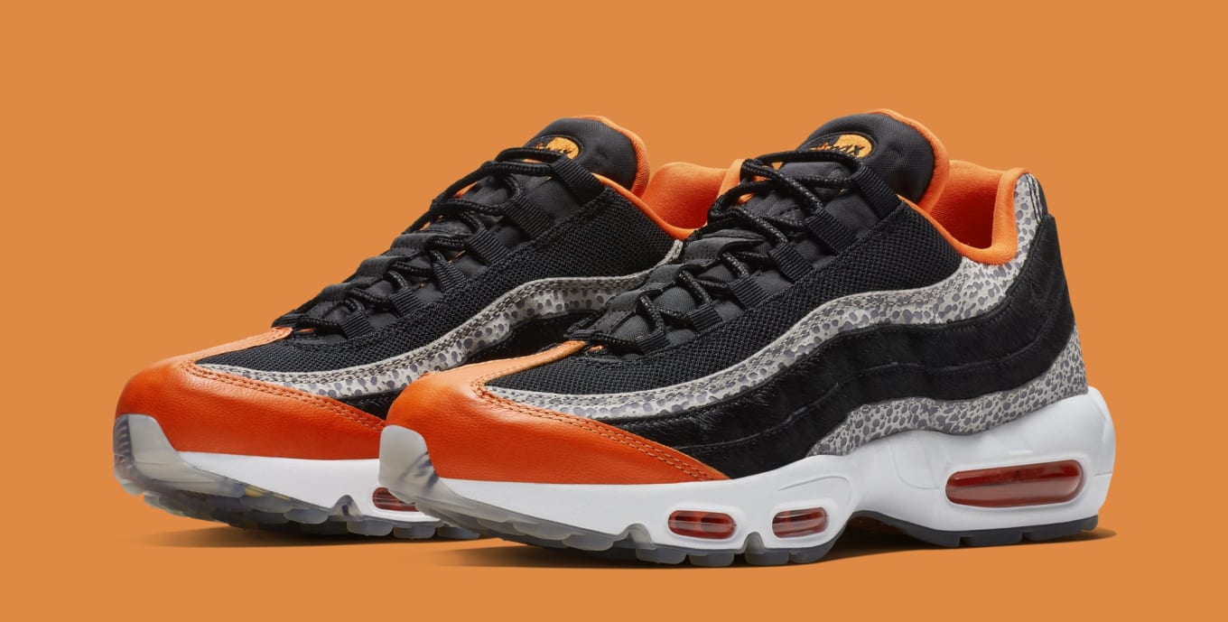 air max 95 orange and black