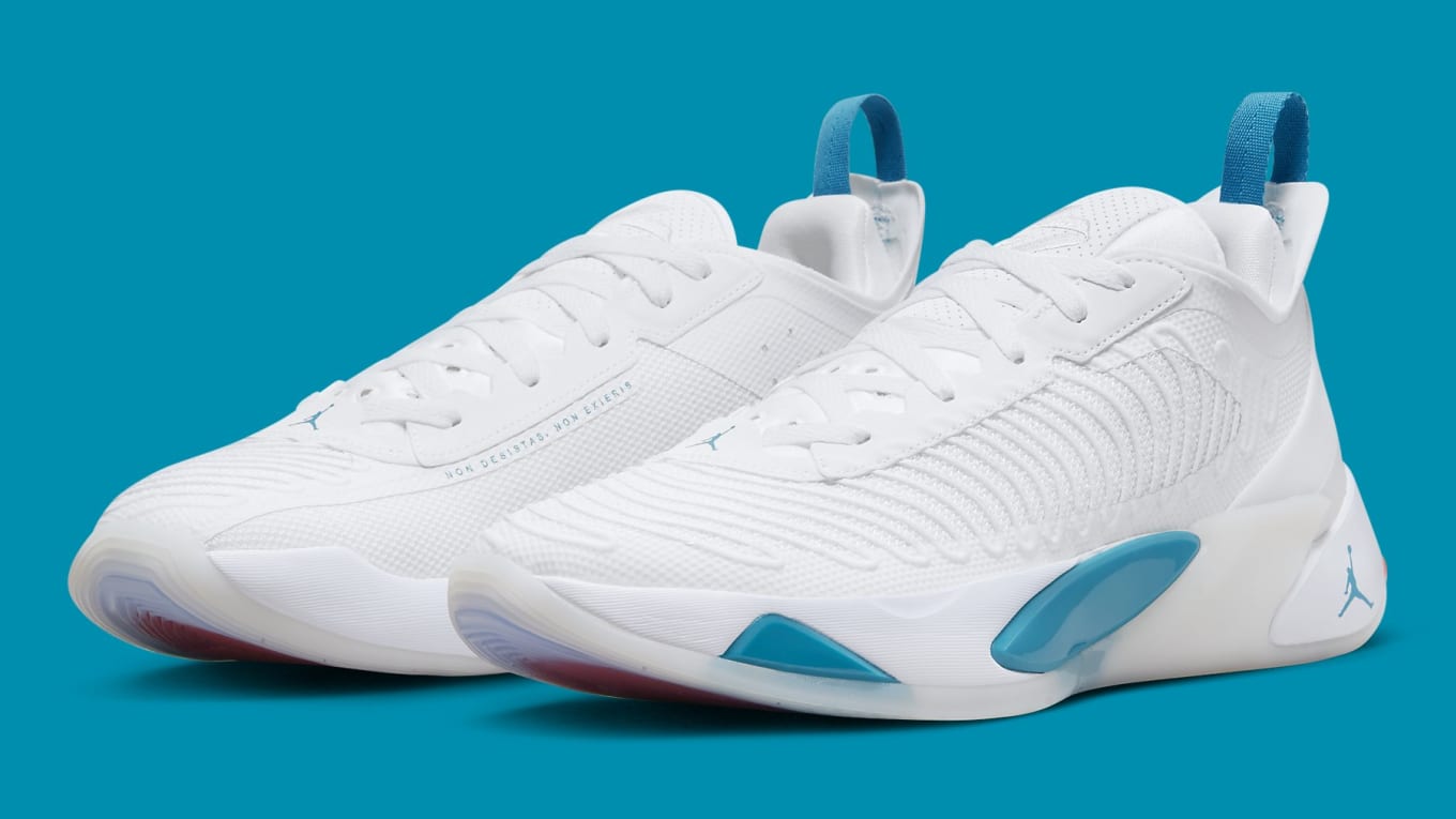 Jordan Luka 1 White Neo Turquoise Real Madrid Release Date DN1772