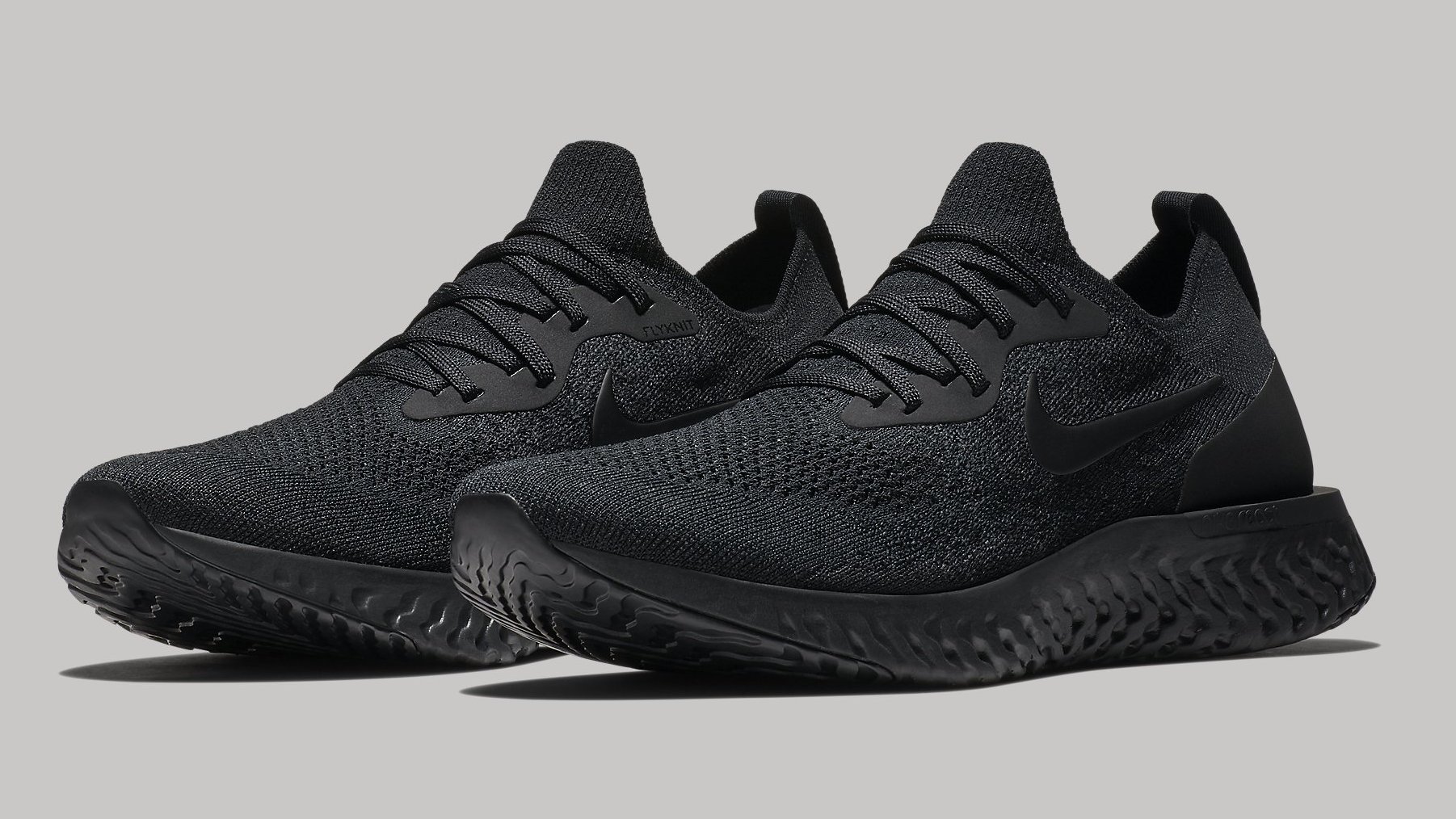 Nike Epic React Flyknit 'Triple Black 