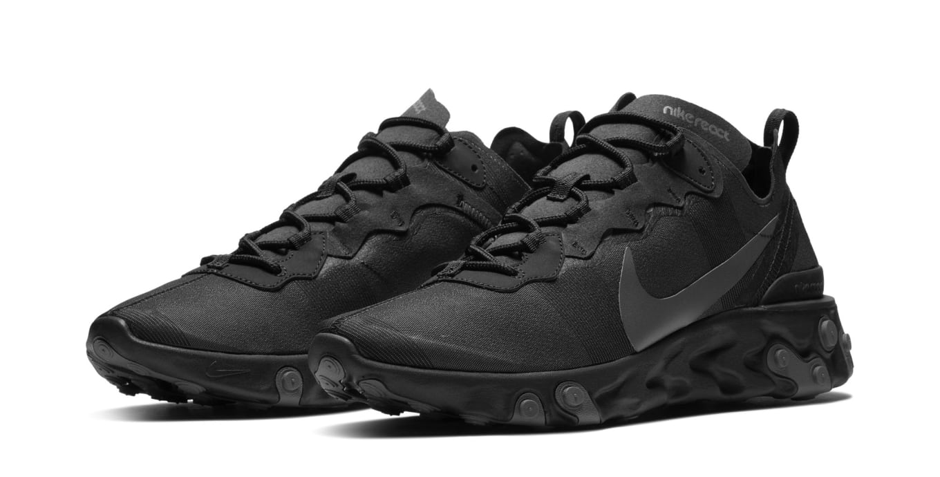 Nike React Element 55 'Triple Black 