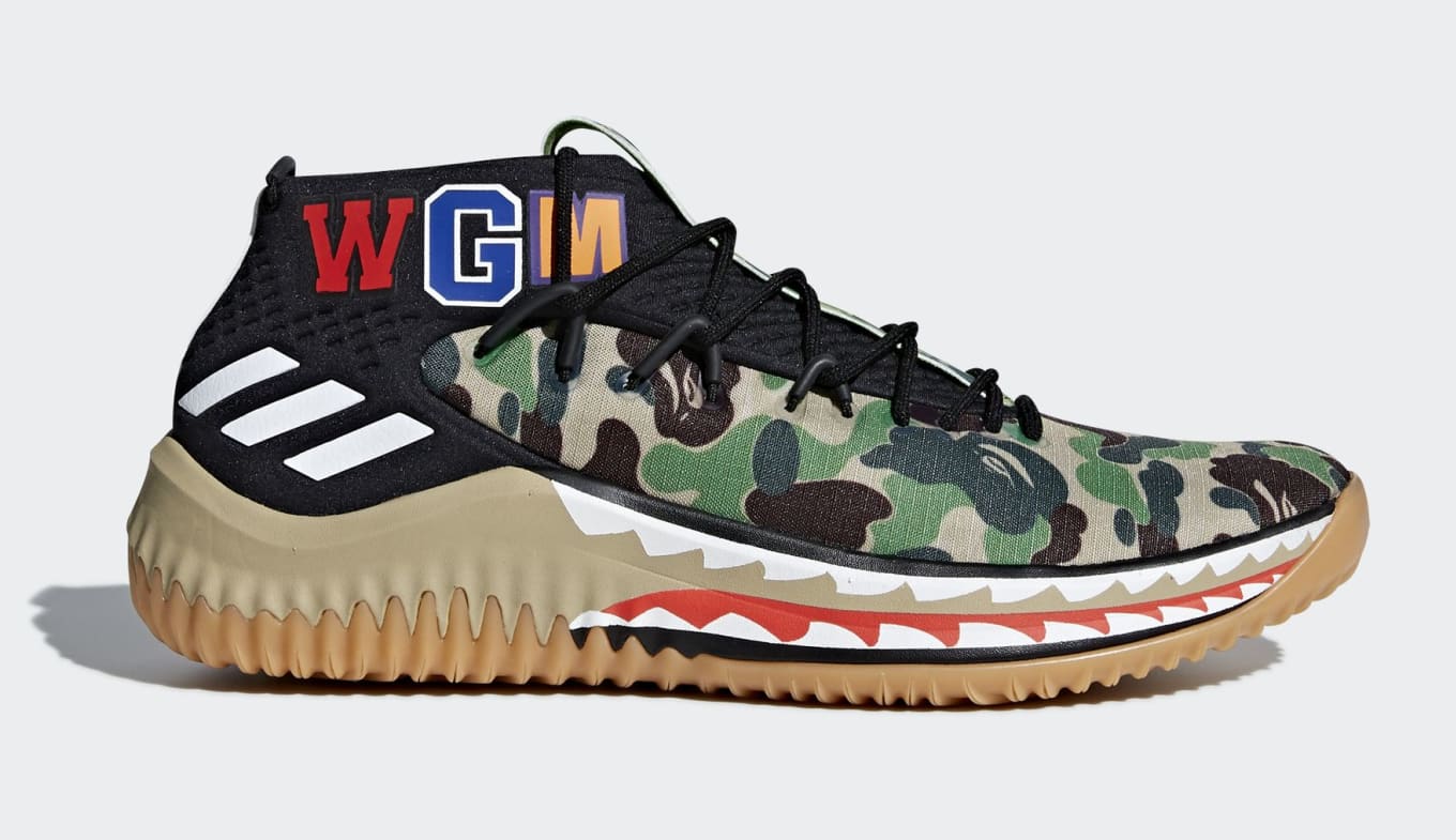 adidas dame 4 bape