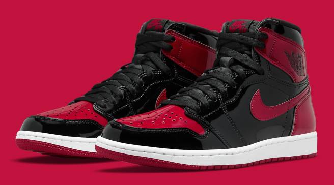 black and red jordan 1 high