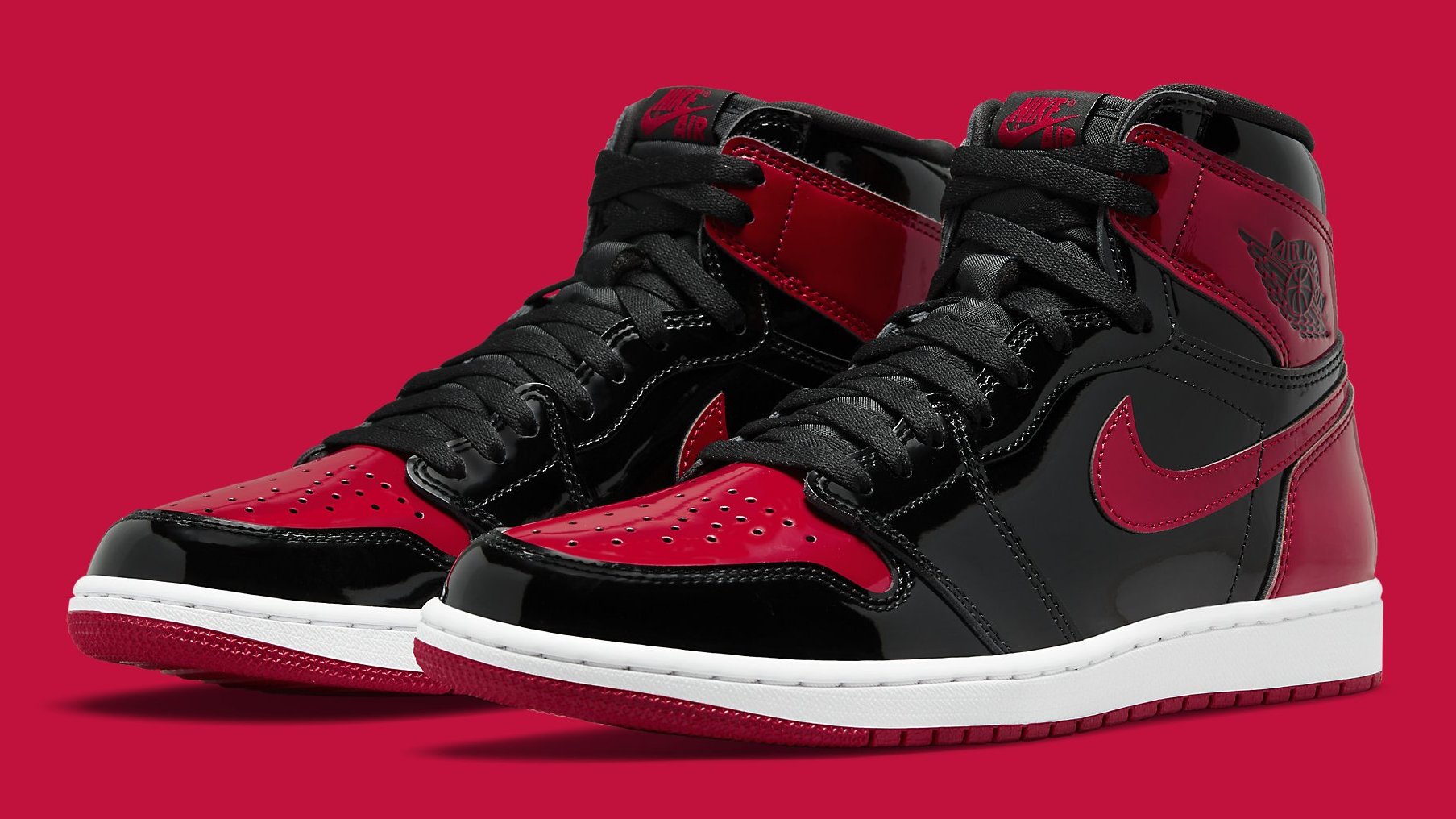 Air Jordan 1 Patent Bred Holiday 2021 