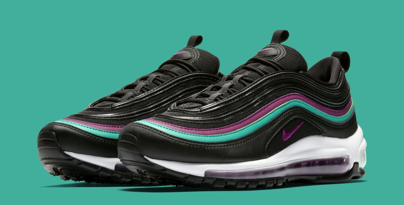 Purple green and blue air max 97 cheap