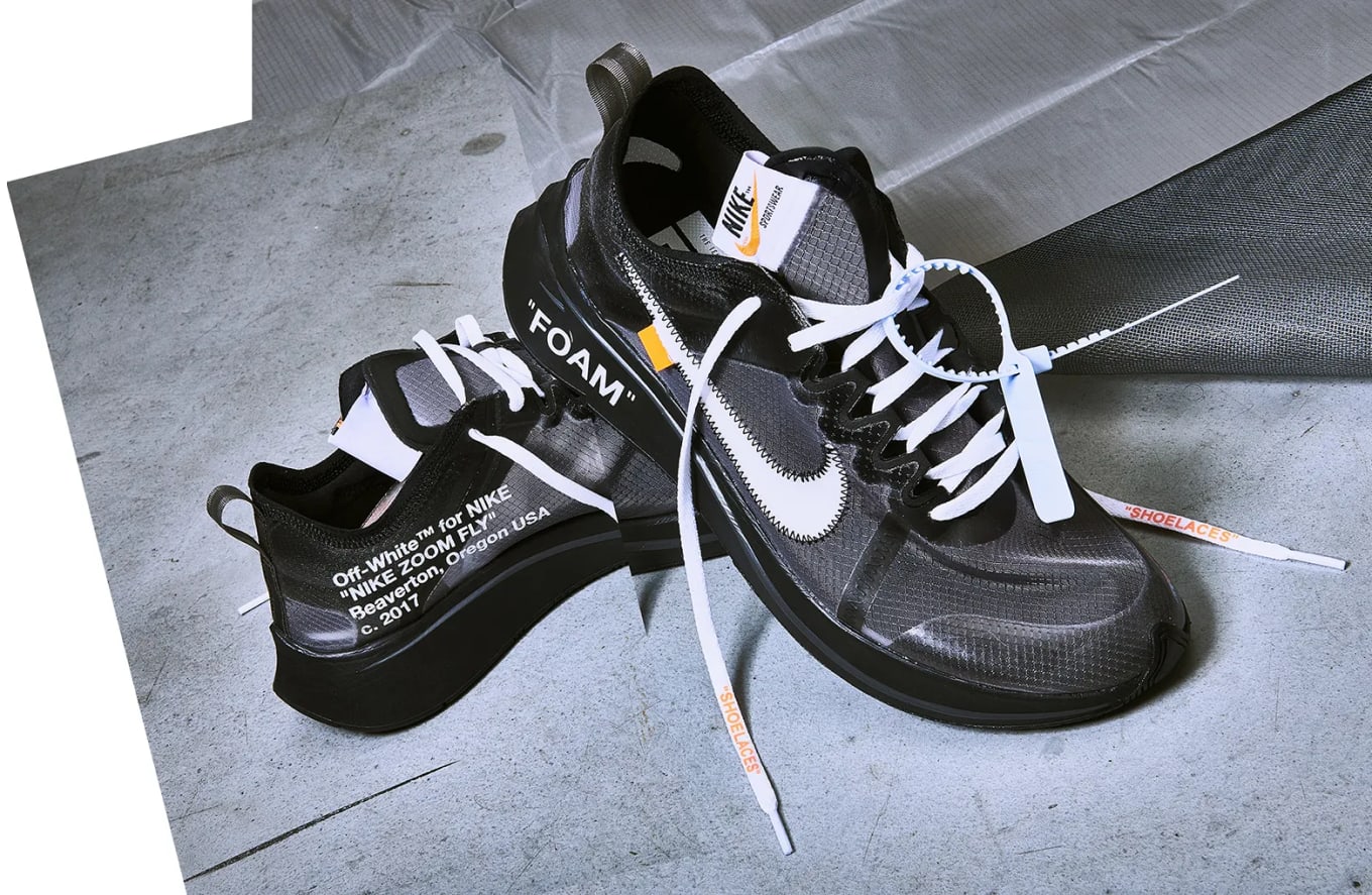 nike zoom fly sp black white