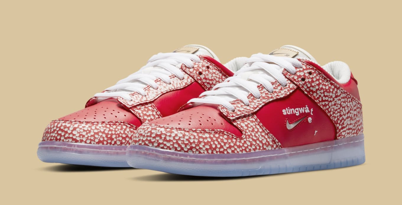 Stingwater x Nike SB Dunk Low Red White 