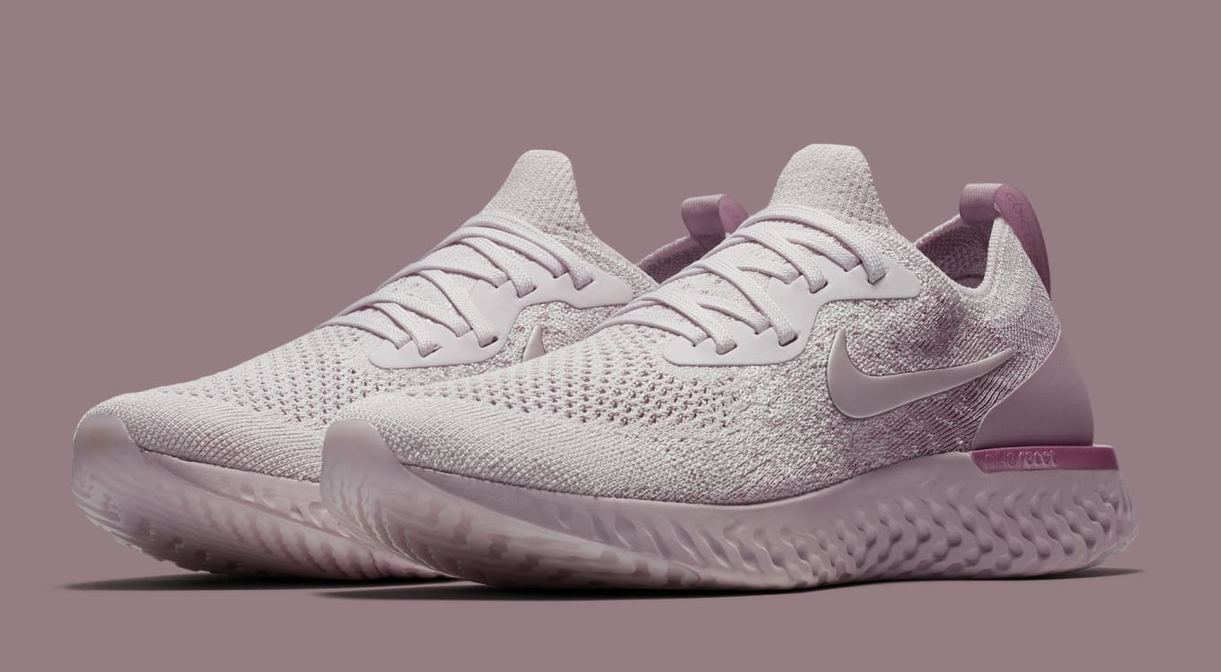 nike epic react flyknit women's pearl pink