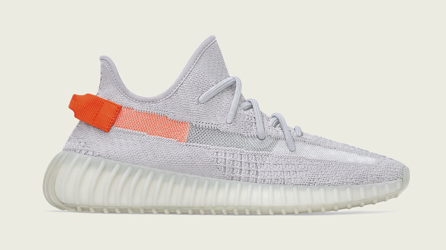 orange and white yeezys