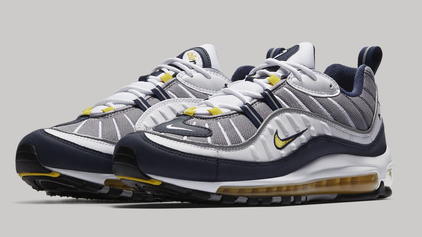 black and yellow air max 98