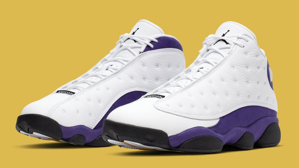 jordan 13 white and yellow