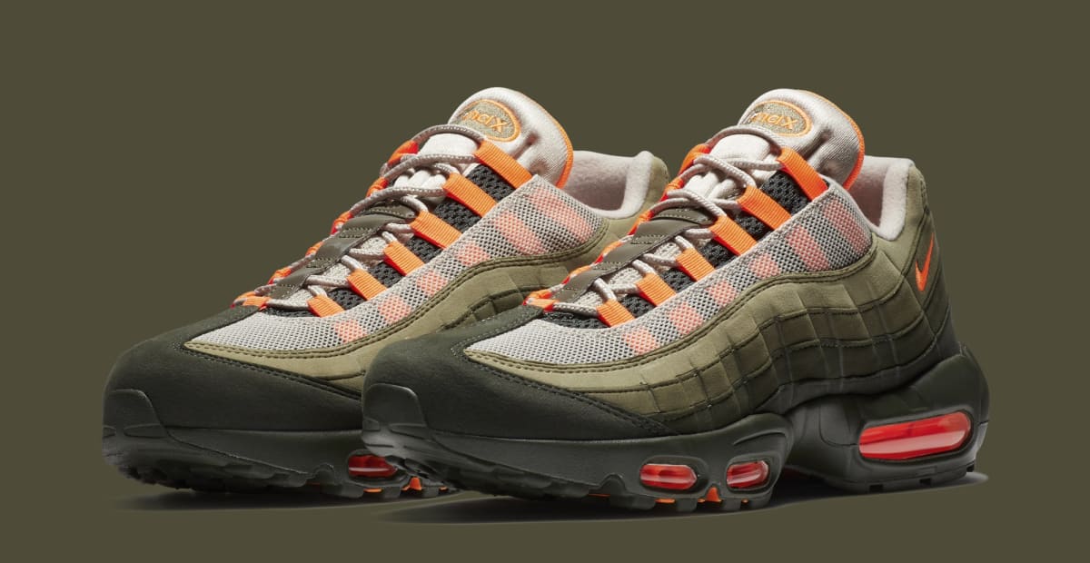 Nike Air Max 95 Og String Total Orange Neutral Olive At2865 200 Release Date Sole Collector