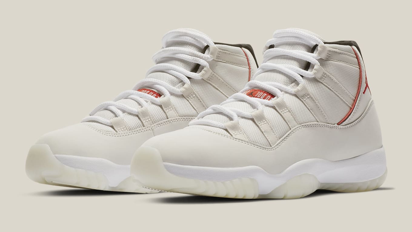 jordan 11 retro platinum tint men's shoe