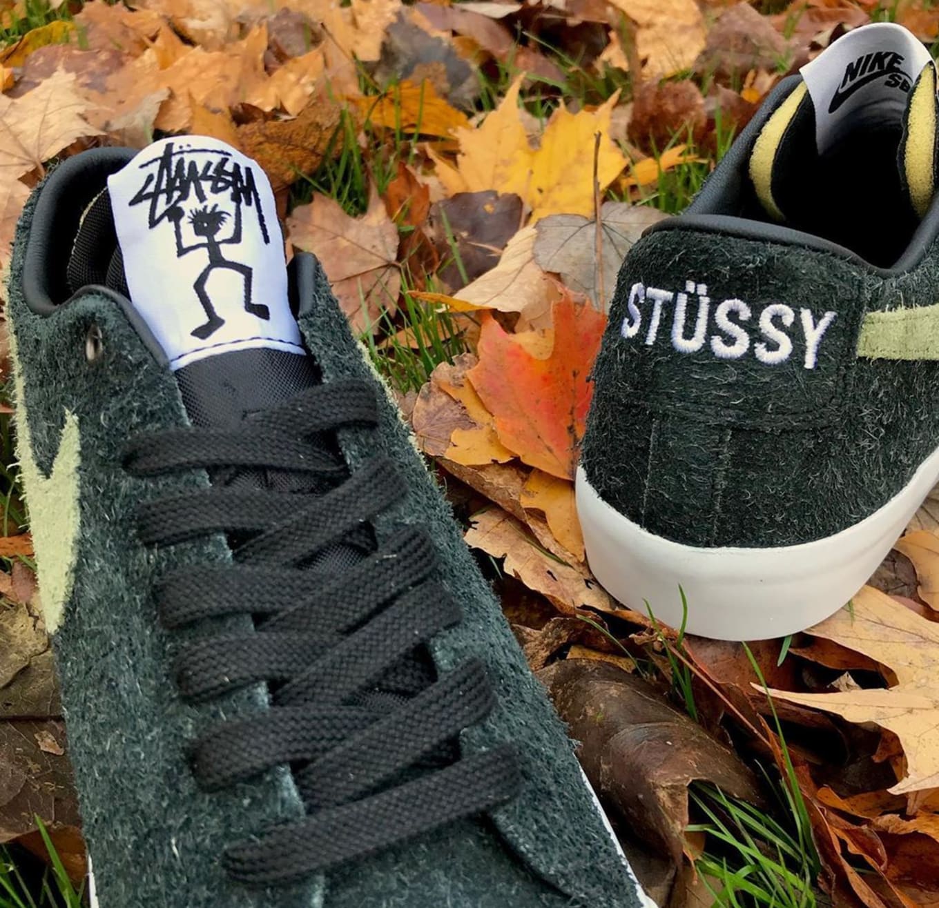 stussy nike sb blazer low