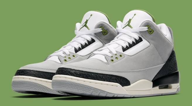 jordan retro 3 light smoke grey