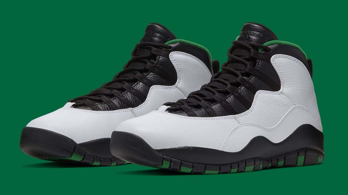 White green jordan 10