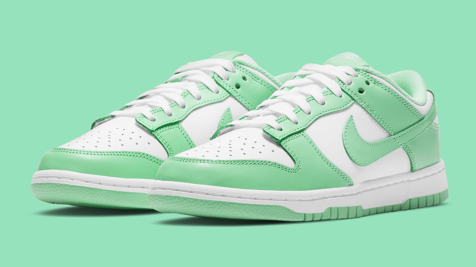 dunks neon green