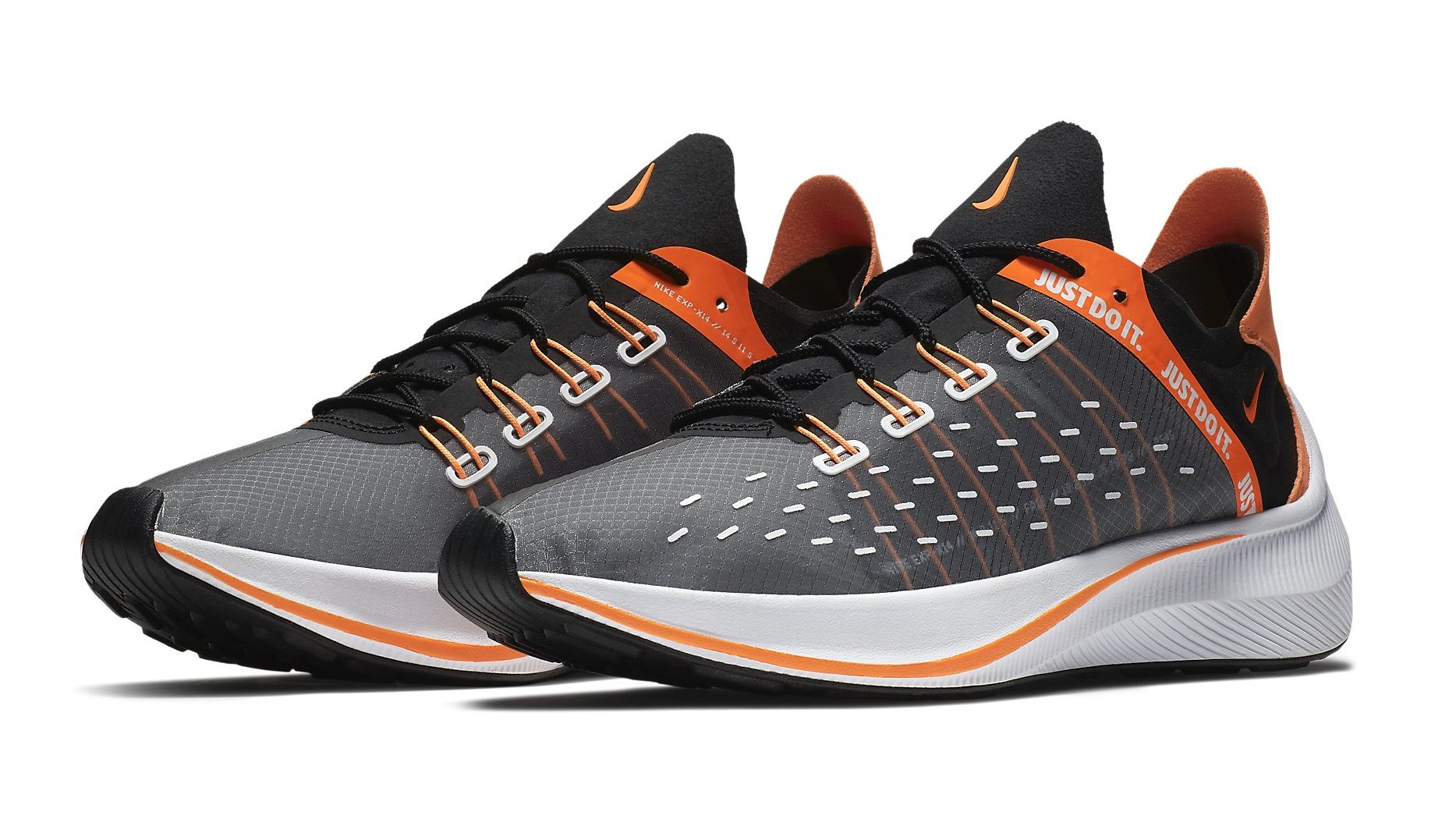 nike exp x14 black orange