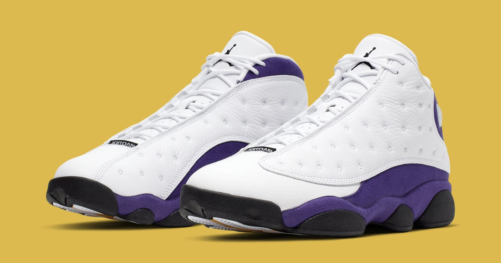 Lakers Air Jordan 13 Retro Drops Next Weekend Official Photos