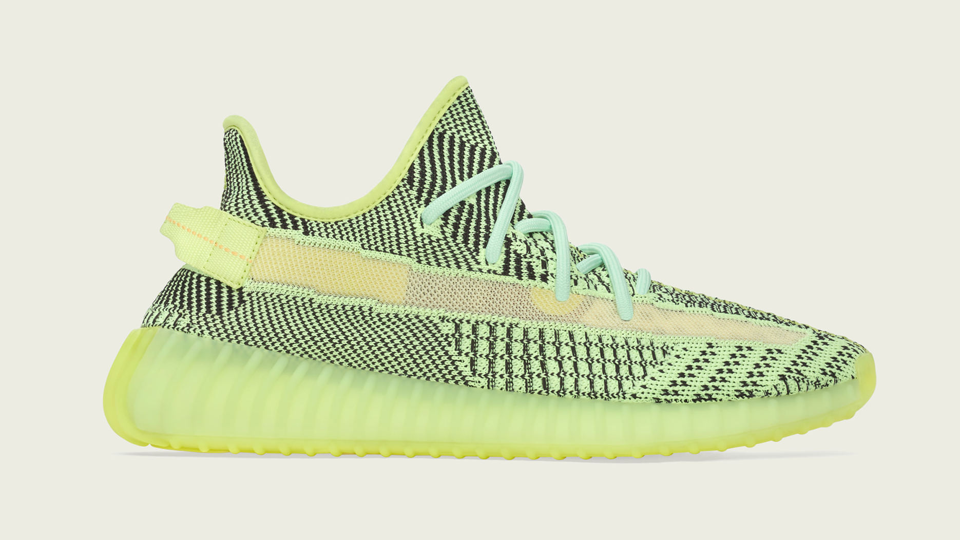 fake lime green yeezys