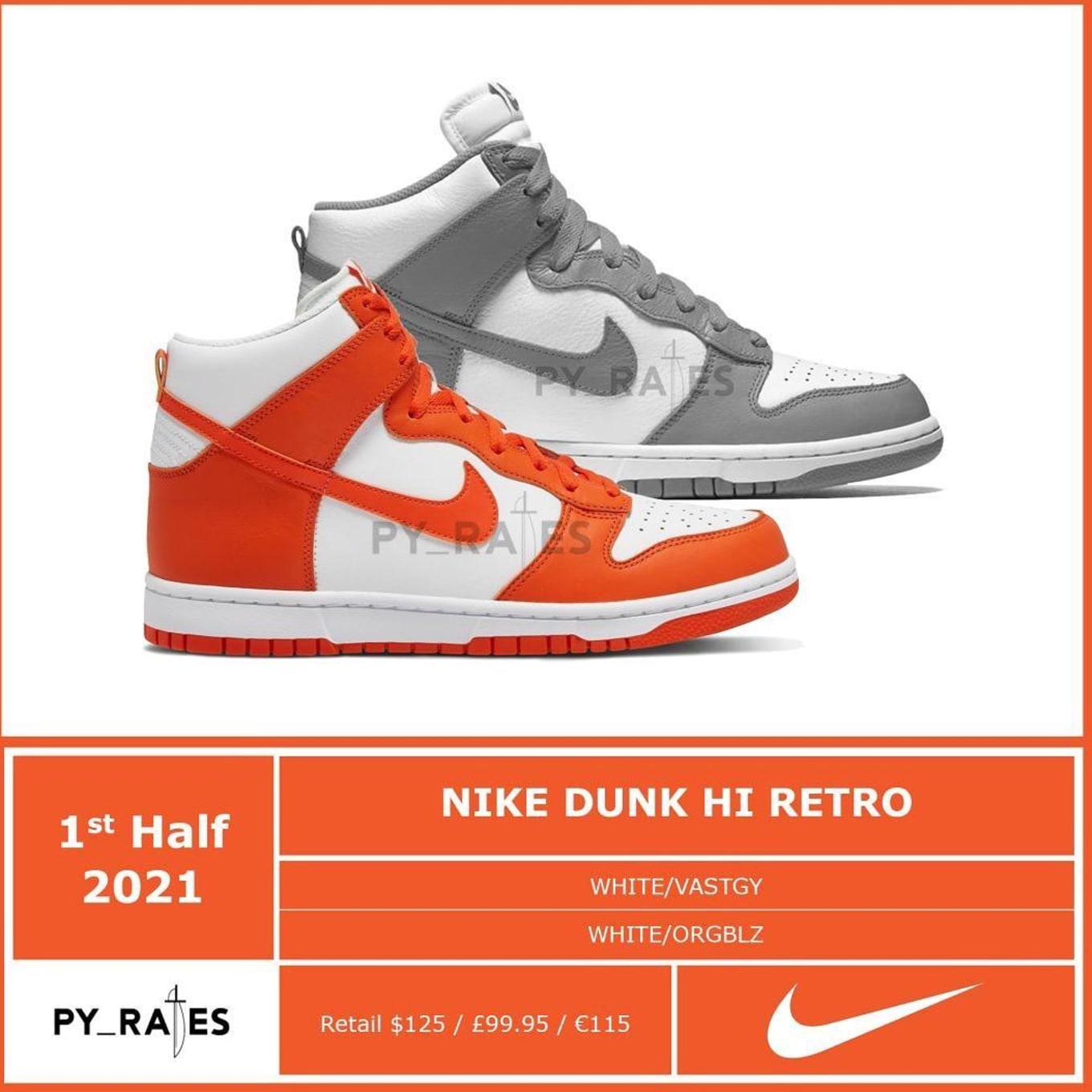 nike dunk release