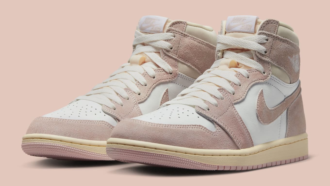 pink jordan retro 1s