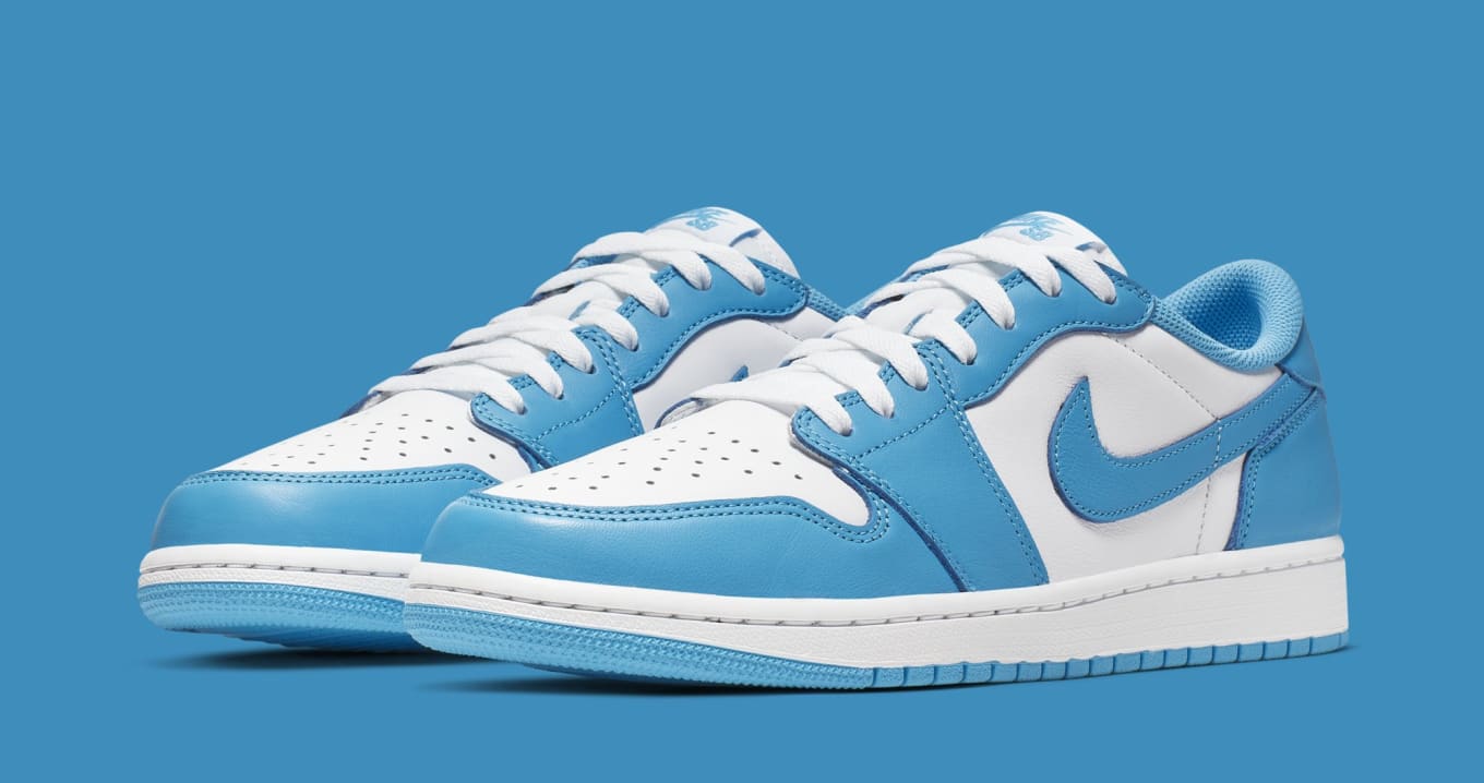Sb x air jordan 1 low powder blue top