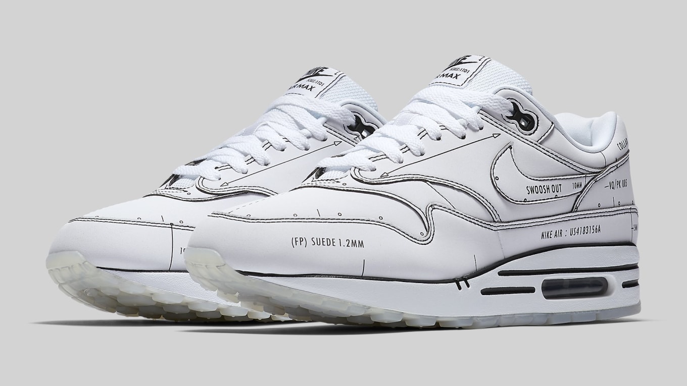 nike air max schematic white